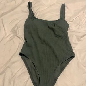 One piece bathing suit